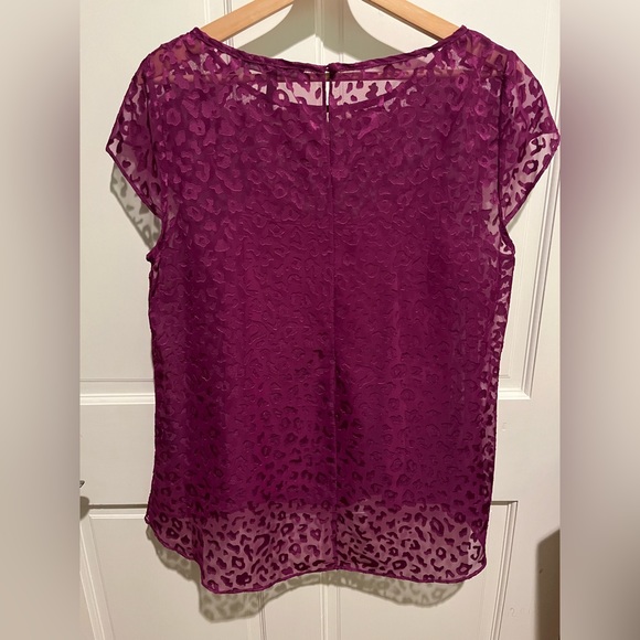 Black House White Market Purple Top - Picture 4 of 5